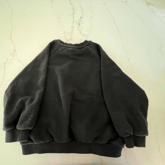 Zara Kids Sweatshirt Size3T Black With Pockets - Picture 4 of 12